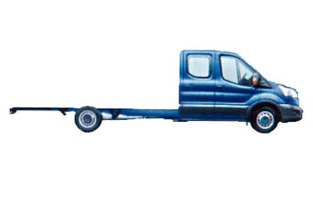 Ford Transit Double Cab chassis L5 100/125/155ps